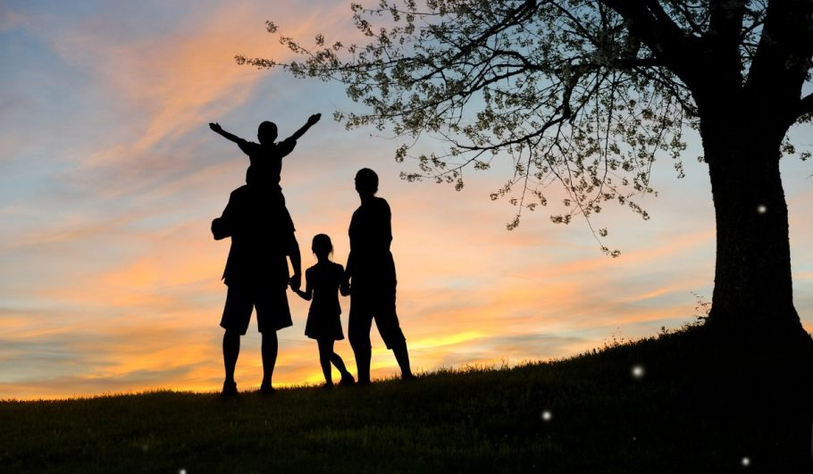 Image showing family members having fun.